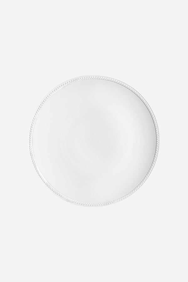 L'Objet Soie Tressée Dinner Plate in White