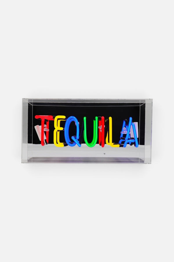 Locomocean 'Tequila' Acrylic Box Neon Sign