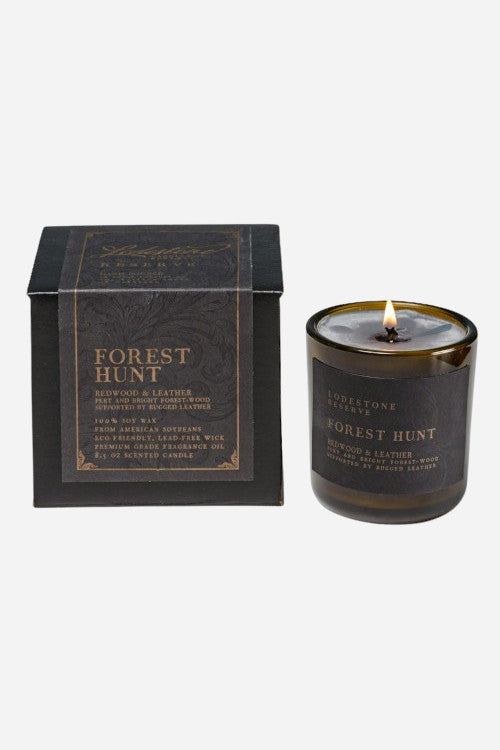 Lodestone Candles Forest Hunt Candle, 10 Oz – front view