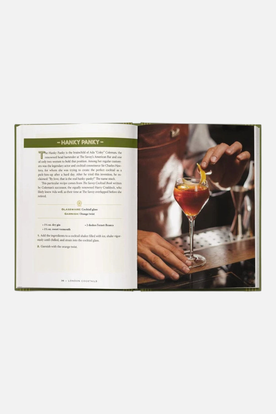 London Cocktails: Over 100 Recipes Inspired by the Heart of Britannia – flat lay
