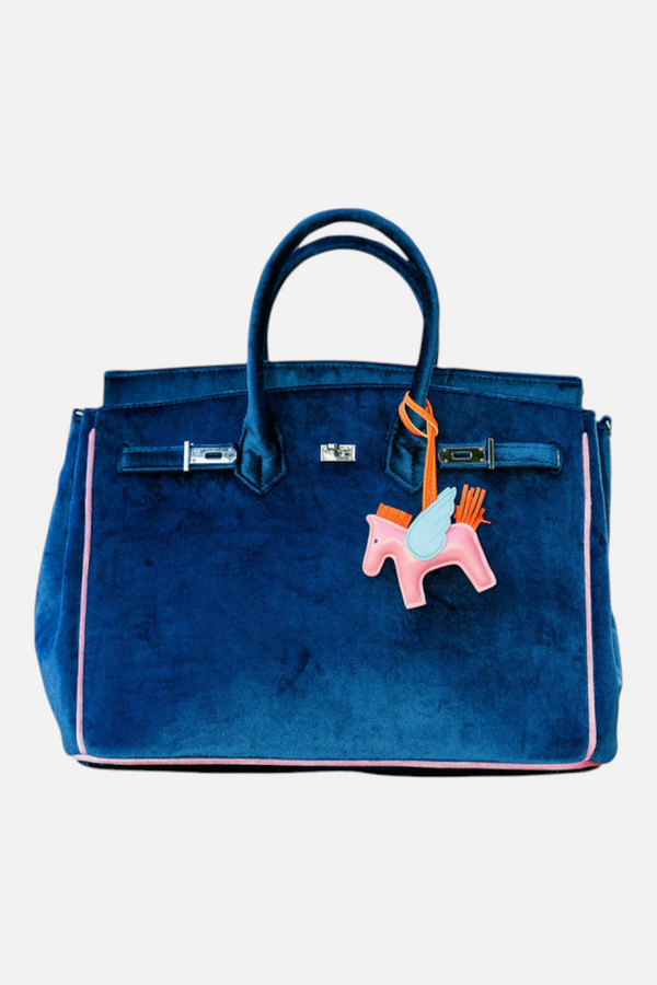 London Velvet Tote Bag