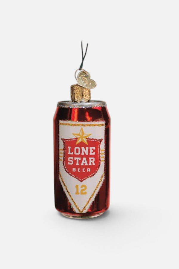 Lone Star Beer Can Ornament