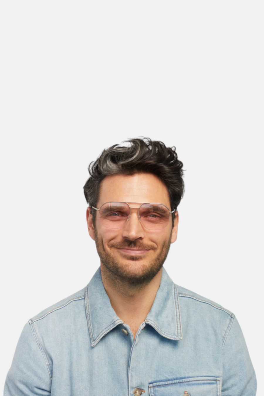Look Optic Muse Readers in Gold & Pink – detail