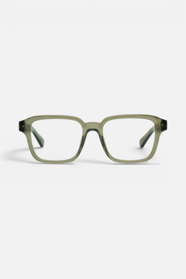 Look Optic No. 13 Readers in Shiny Olive Green