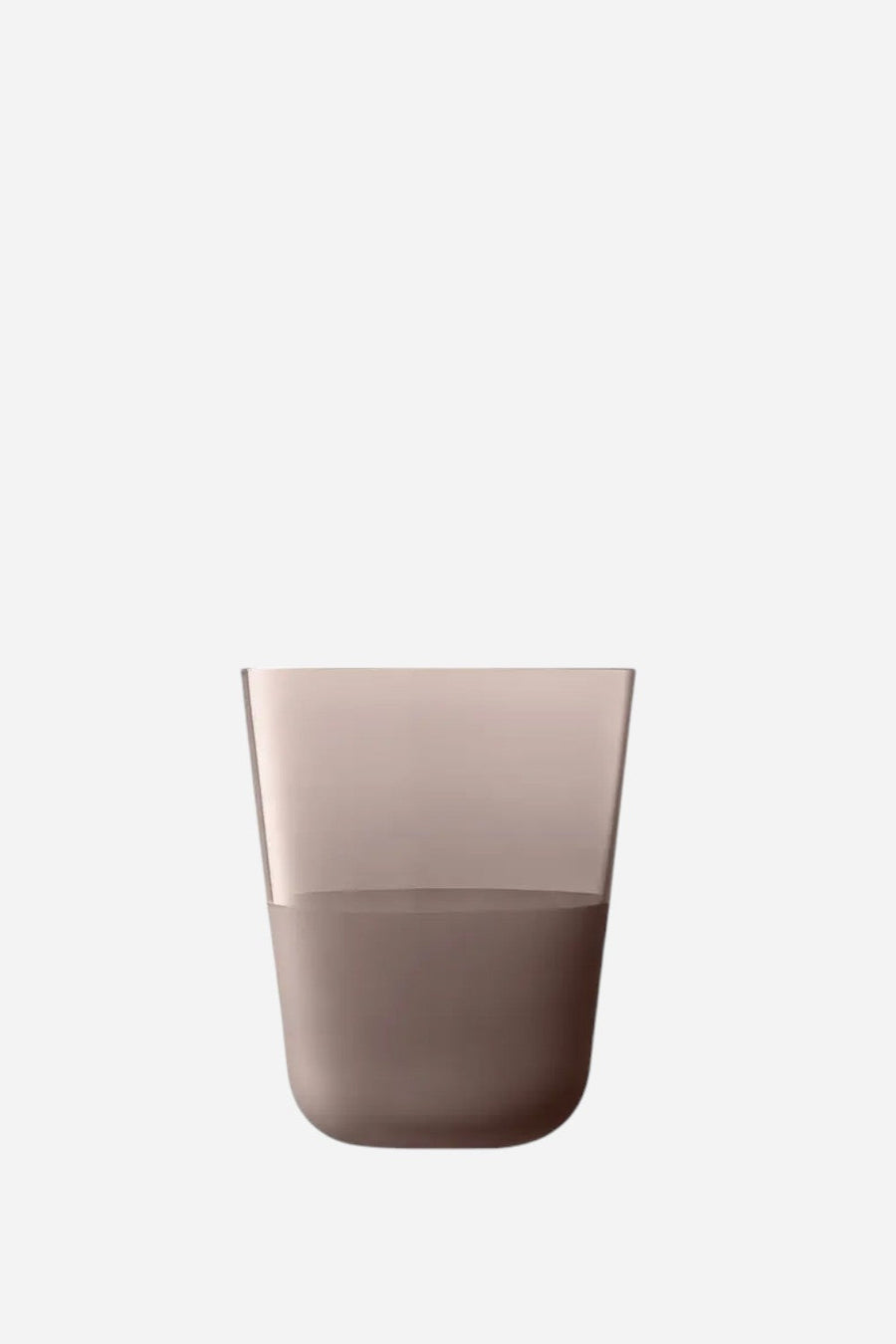 LSA International Arc Contrast Tumbler Earth 13 Oz S/2 – front view