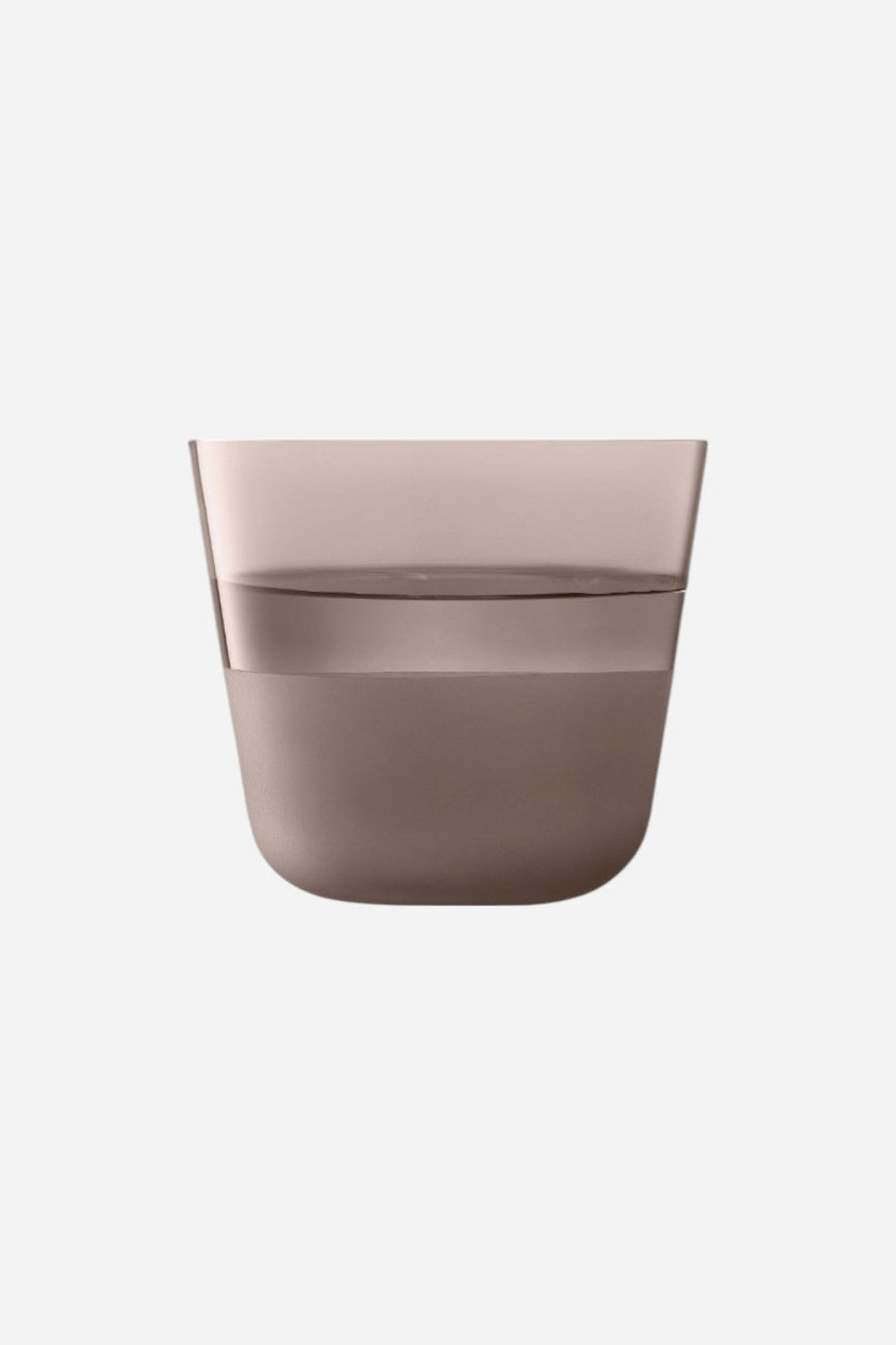 LSA International Arc Contrast Tumbler Earth 9 Oz S/2 – back view