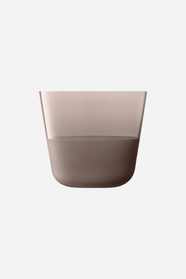 LSA International Arc Contrast Tumbler Earth 9 Oz S/2
