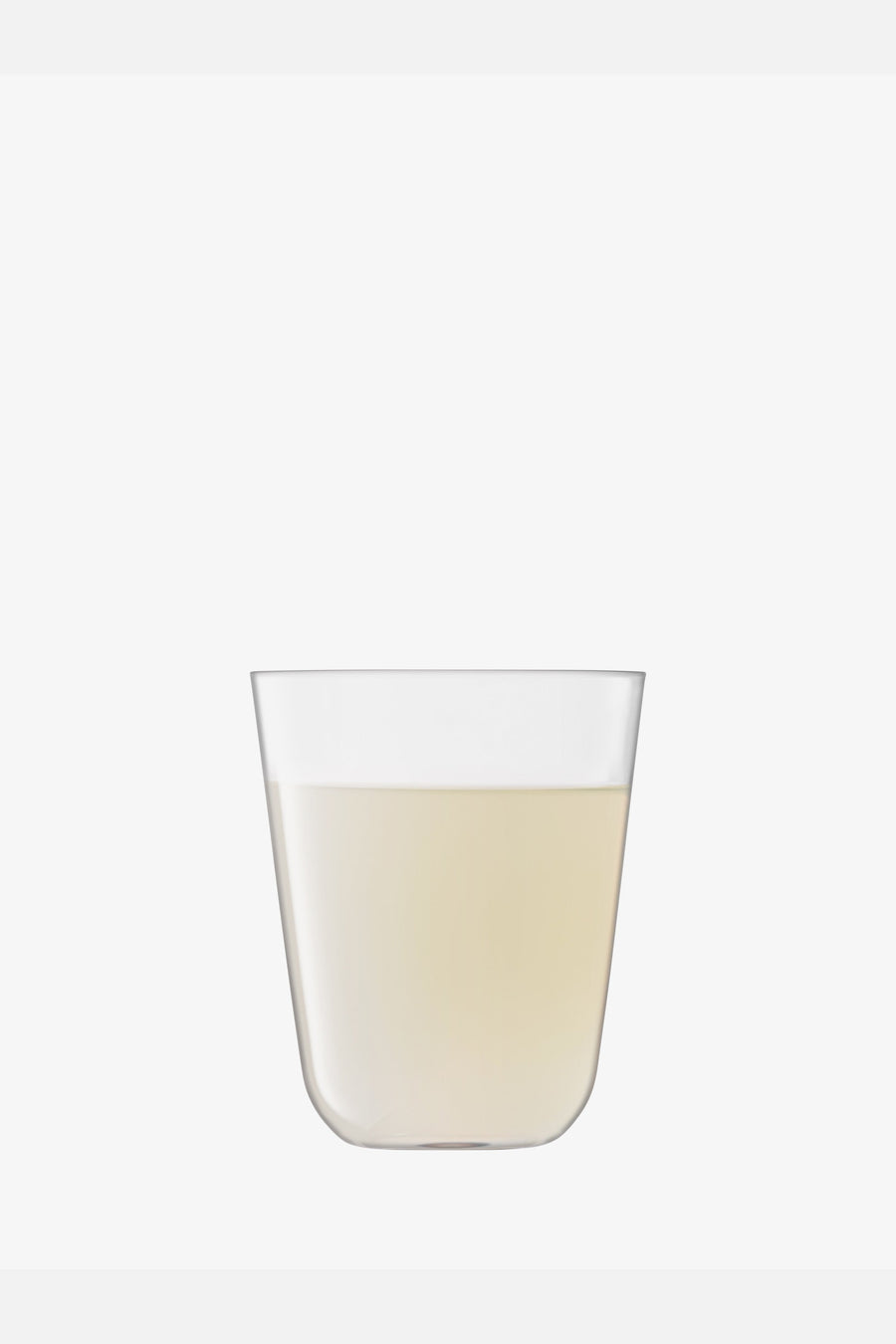 LSA International Arc Tumbler in Clear 13 Oz, Set of 4 – back view