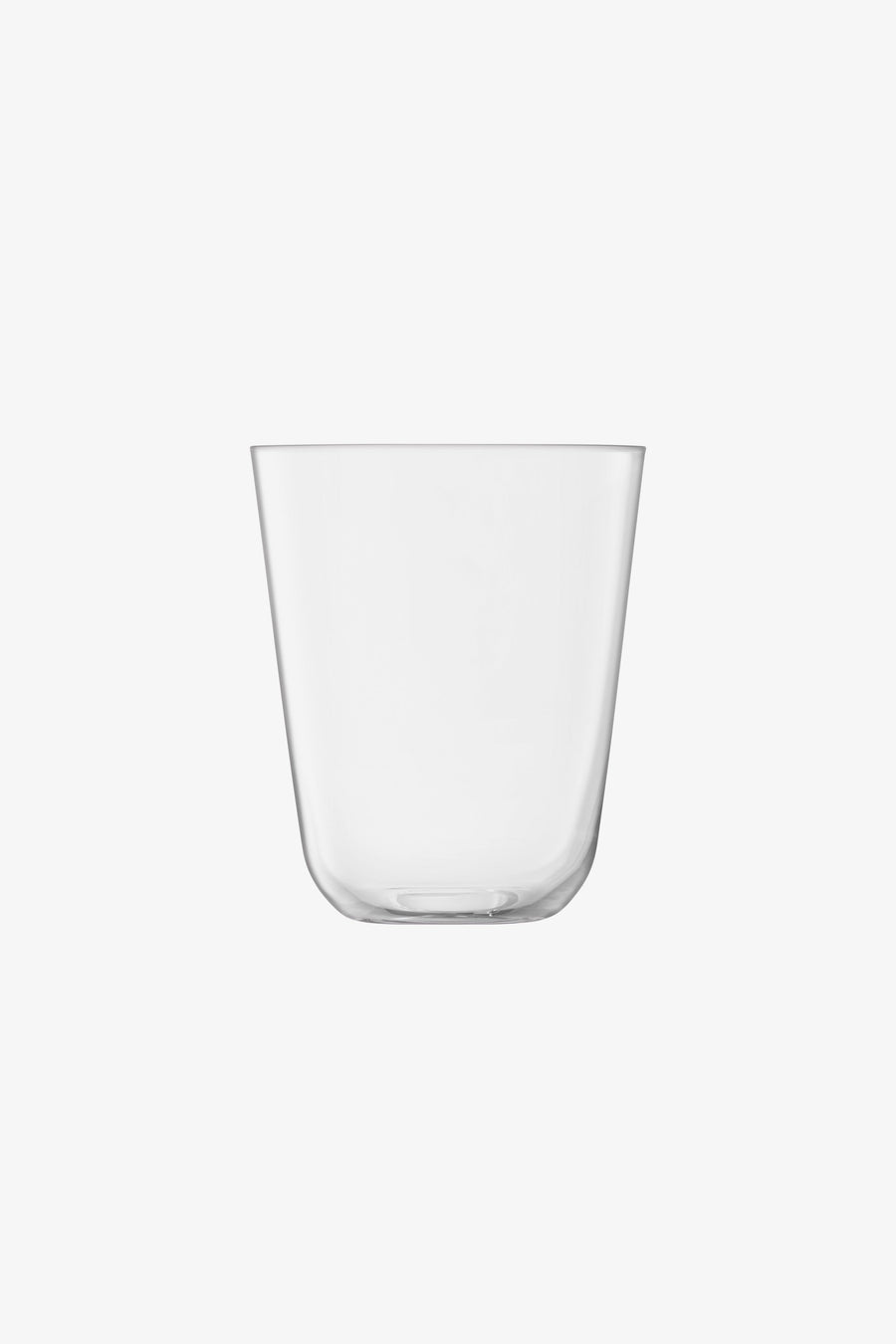 LSA International Arc Tumbler in Clear 13 Oz, Set of 4 – front view