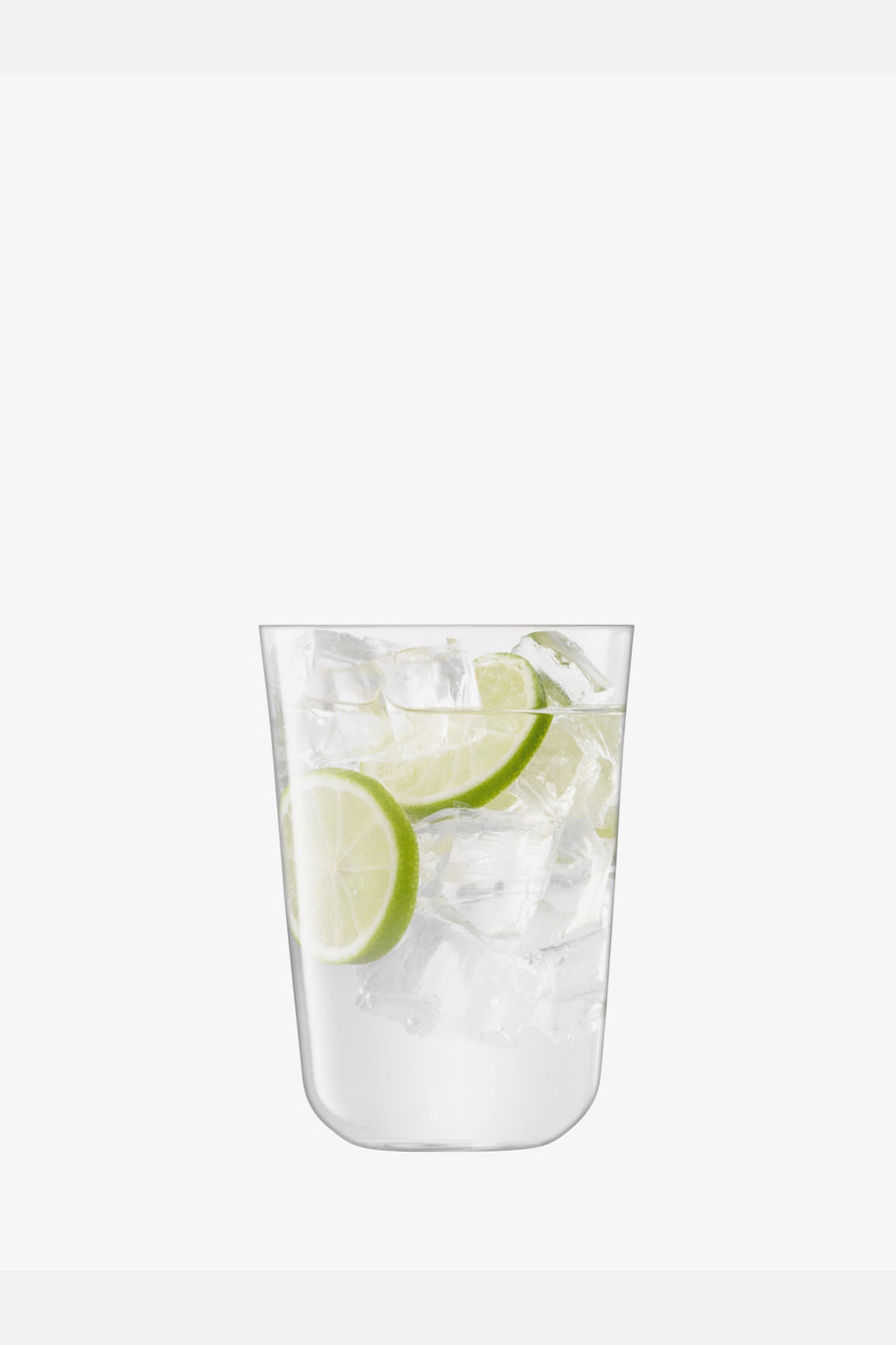 LSA International Arc Tumbler in Clear 19 Oz, Set of 4 – back view