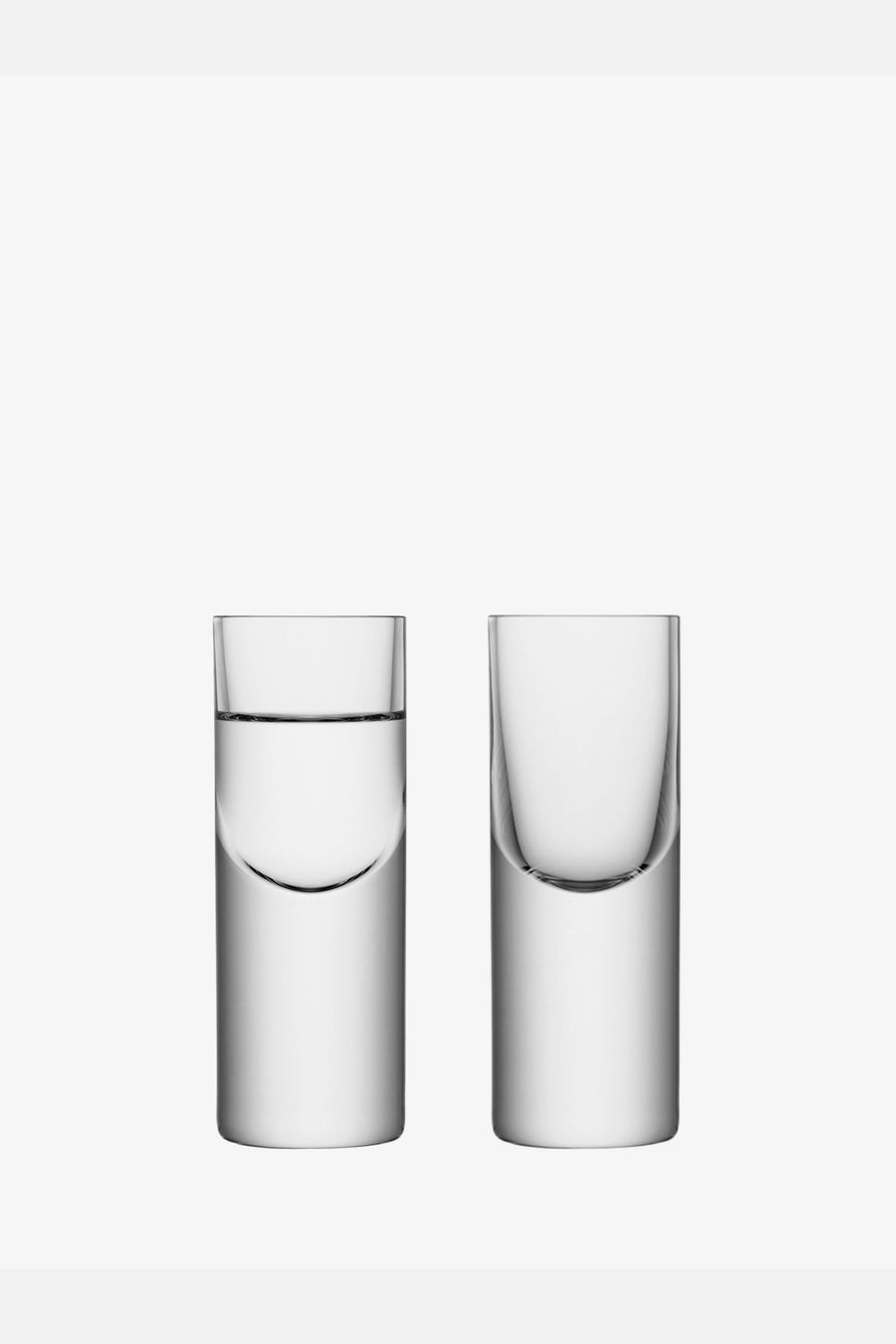 LSA International Boris Shot Glass in Clear - Set of 2 – side view