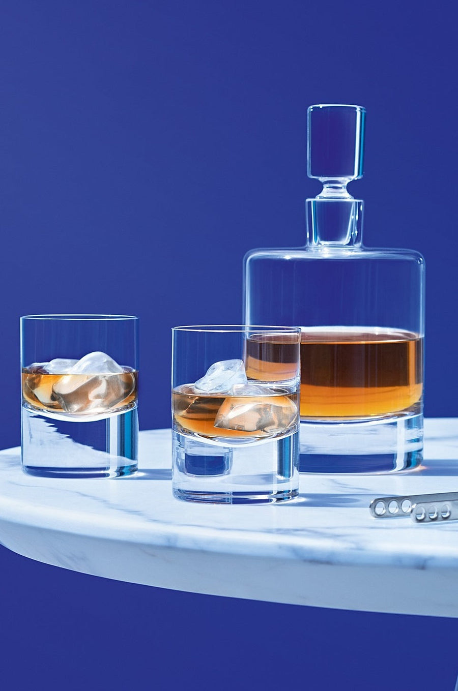 LSA International Boris Whiskey Set Clear – flat lay