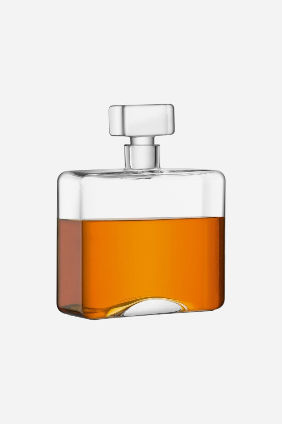 LSA International Cask Whiskey Rectangle Decanter, 34 oz – back view