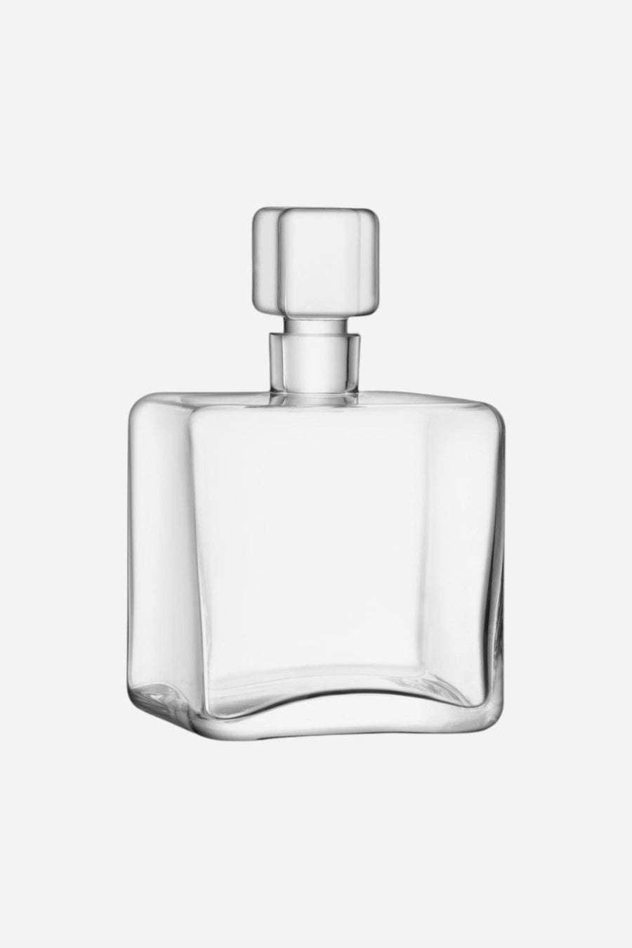 LSA International Cask Whiskey Square Decanter, 34 oz – front view
