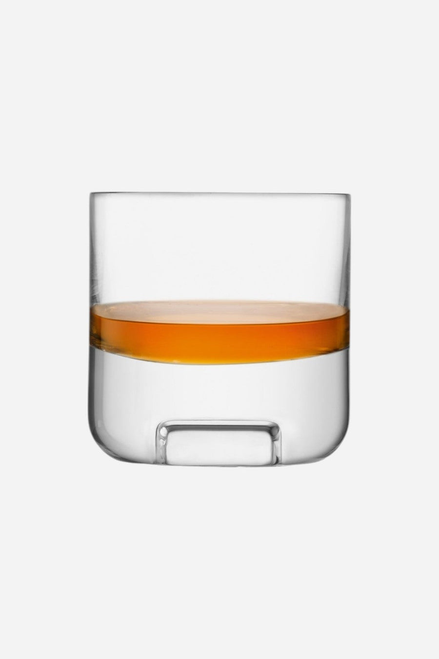 LSA International Cask Whiskey Tumbler Clear - Set of 2 – back view