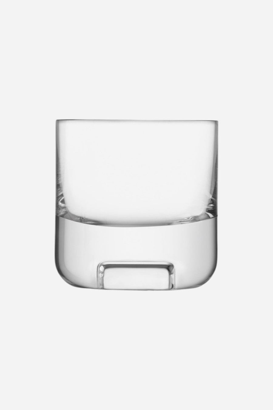 LSA International Cask Whiskey Tumbler Clear - Set of 2 – front view