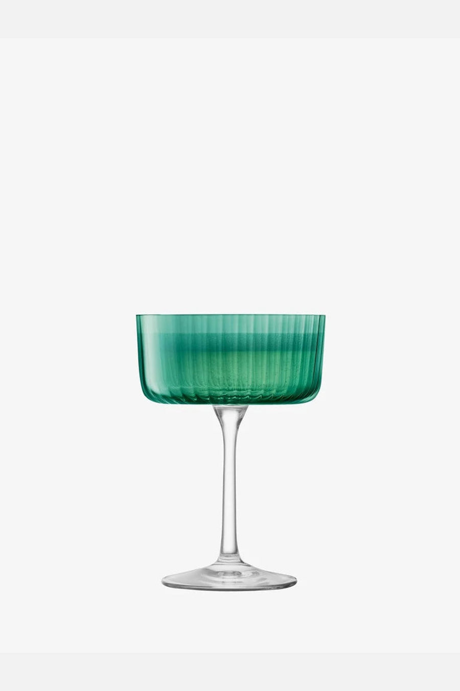 LSA International Gems Champagne/Cocktail Glass in Jade 8 Oz, Set of 4 – alternate