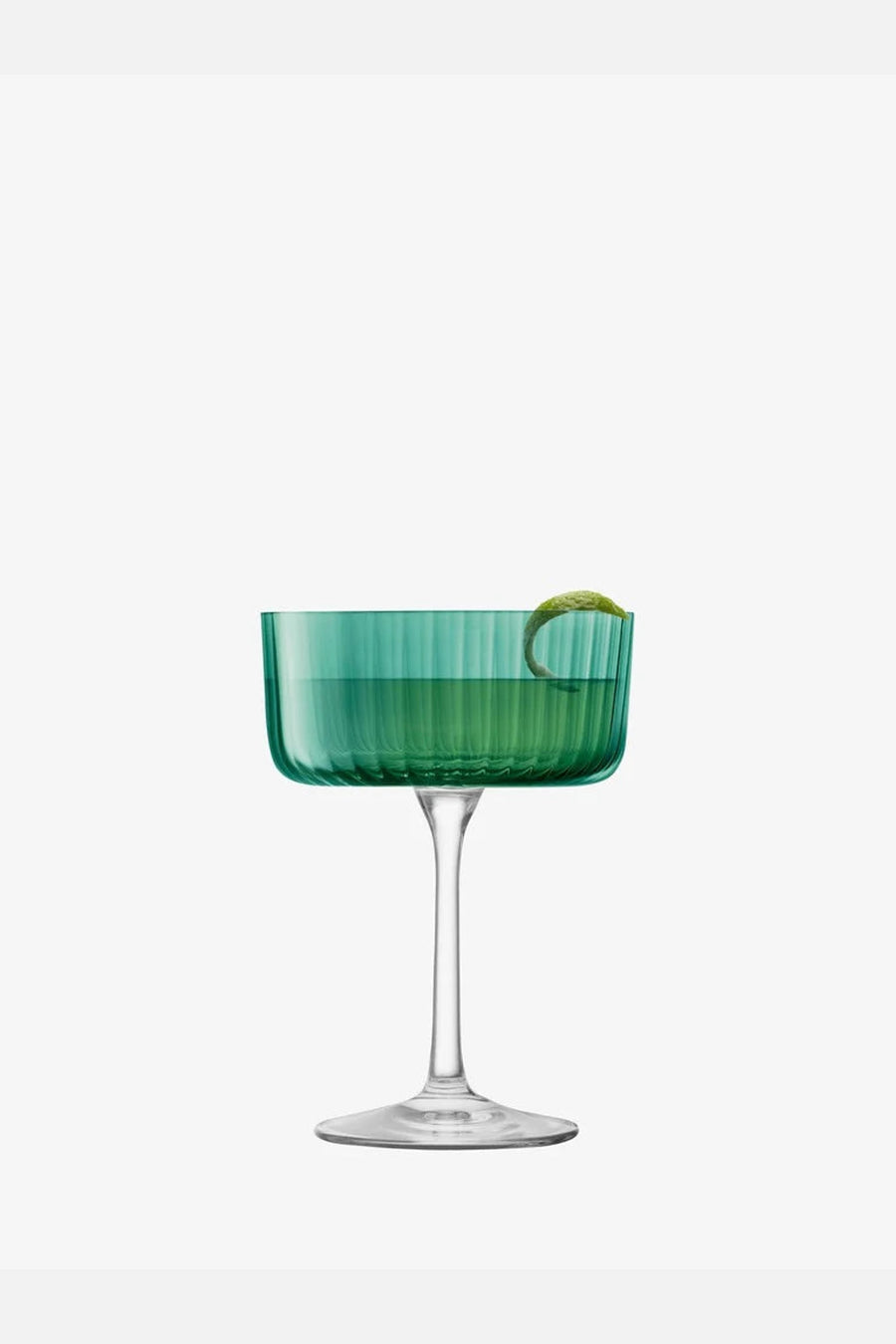 LSA International Gems Champagne/Cocktail Glass in Jade 8 Oz, Set of 4 – alternate