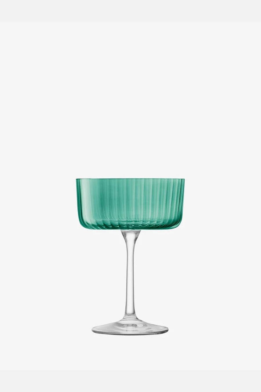 LSA International Gems Champagne/Cocktail Glass in Jade 8 Oz, Set of 4 – detail