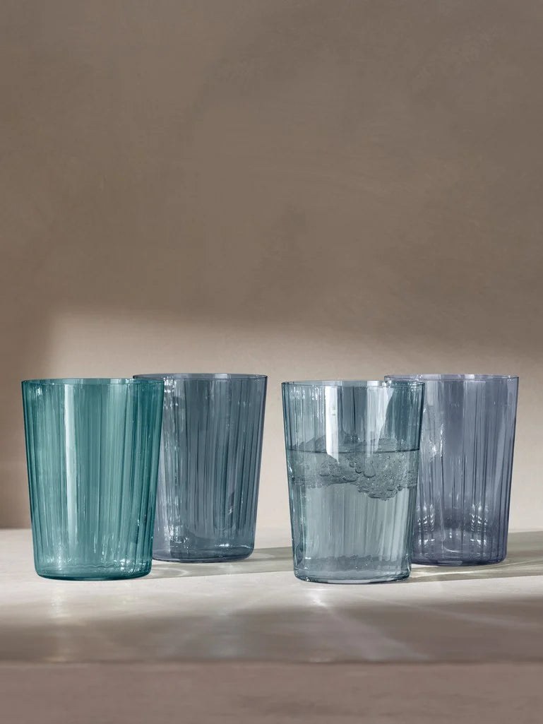 LSA International Gems Large Tumbler in Sapphire 19 Oz, Set of 4 – alternate