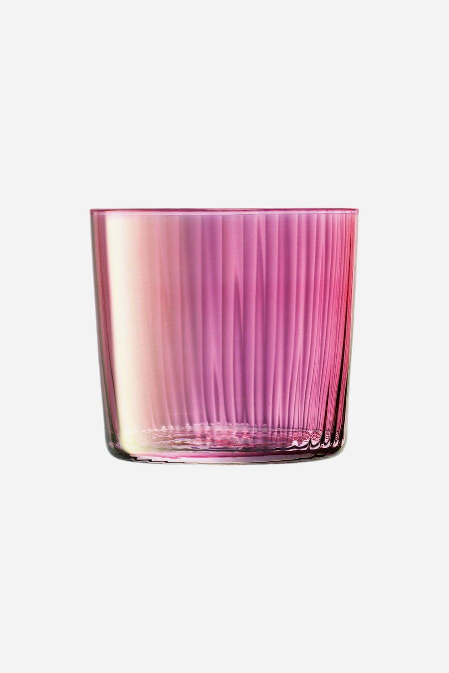 LSA International Gems Small Tumblers in Garnet, 10 oz. - Set of 4 – back view