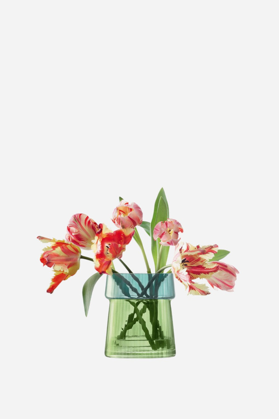 LSA International Gems Vase Jade Lantern – side view