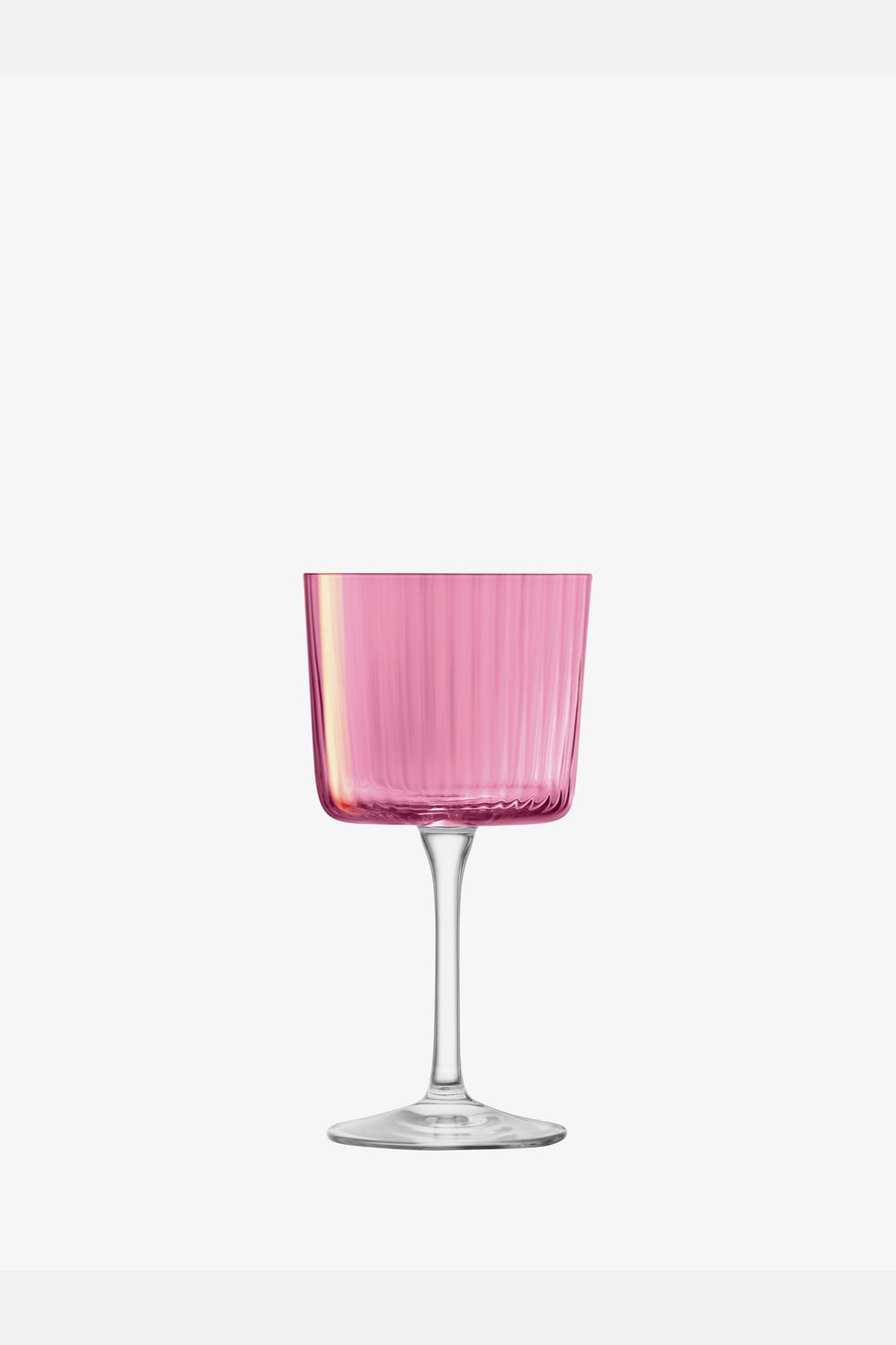 LSA International Gems Wine Glass in Garnet 8 Oz, Set of 4 – back view