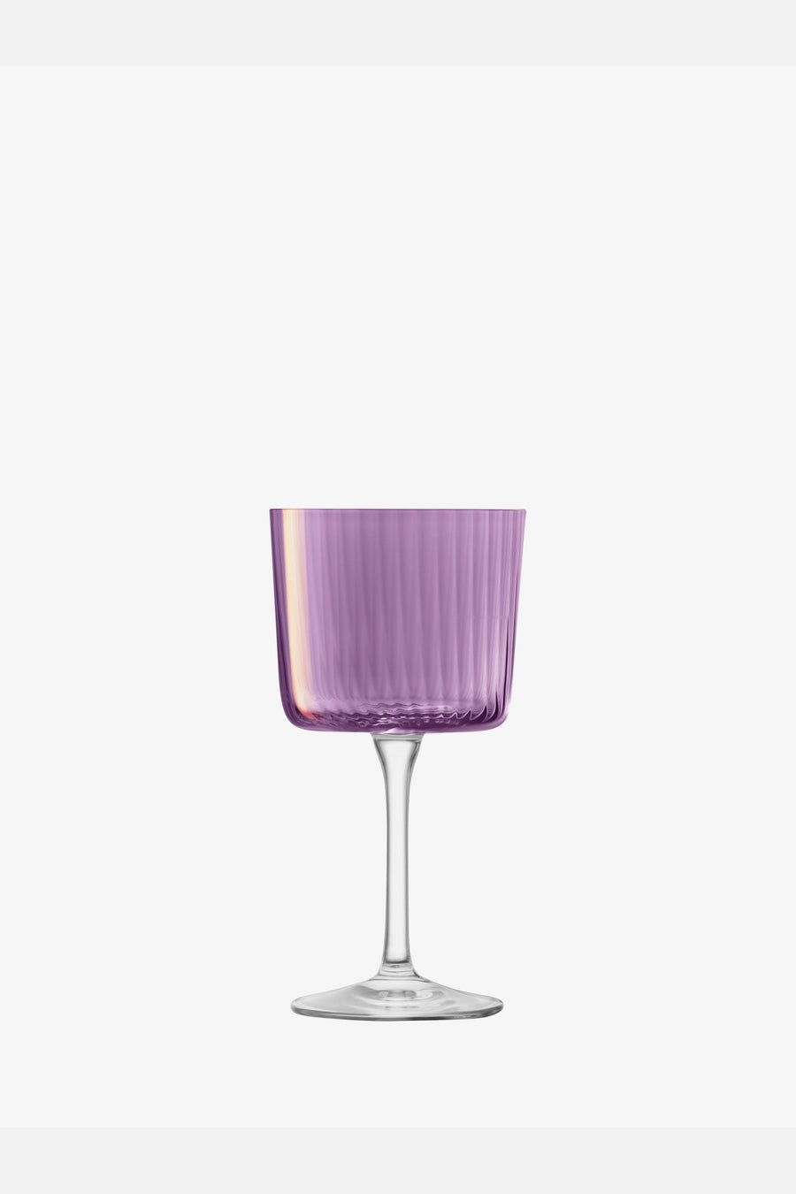 LSA International Gems Wine Glass in Garnet 8 Oz, Set of 4 – side view