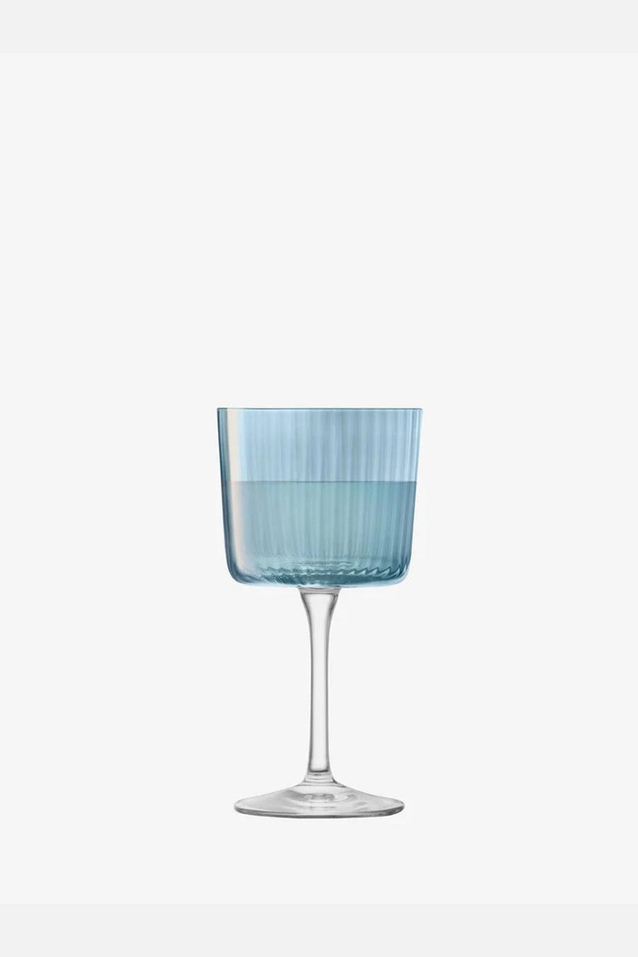LSA International Gems Wine Glass in Sapphire 8 Oz, Set of 4 – alternate