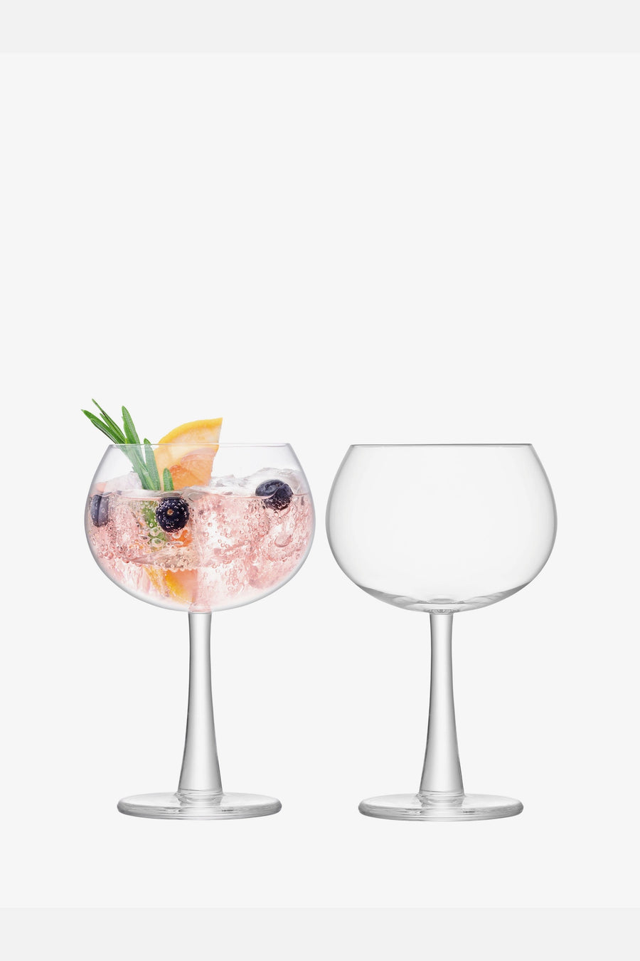 LSA International Gin Balloon Glass in Clear, Set of 2 – side view