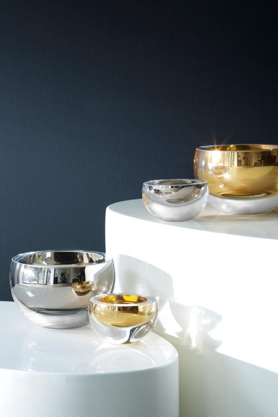 LSA International Host Bowl, Platinum 3.75" – side view
