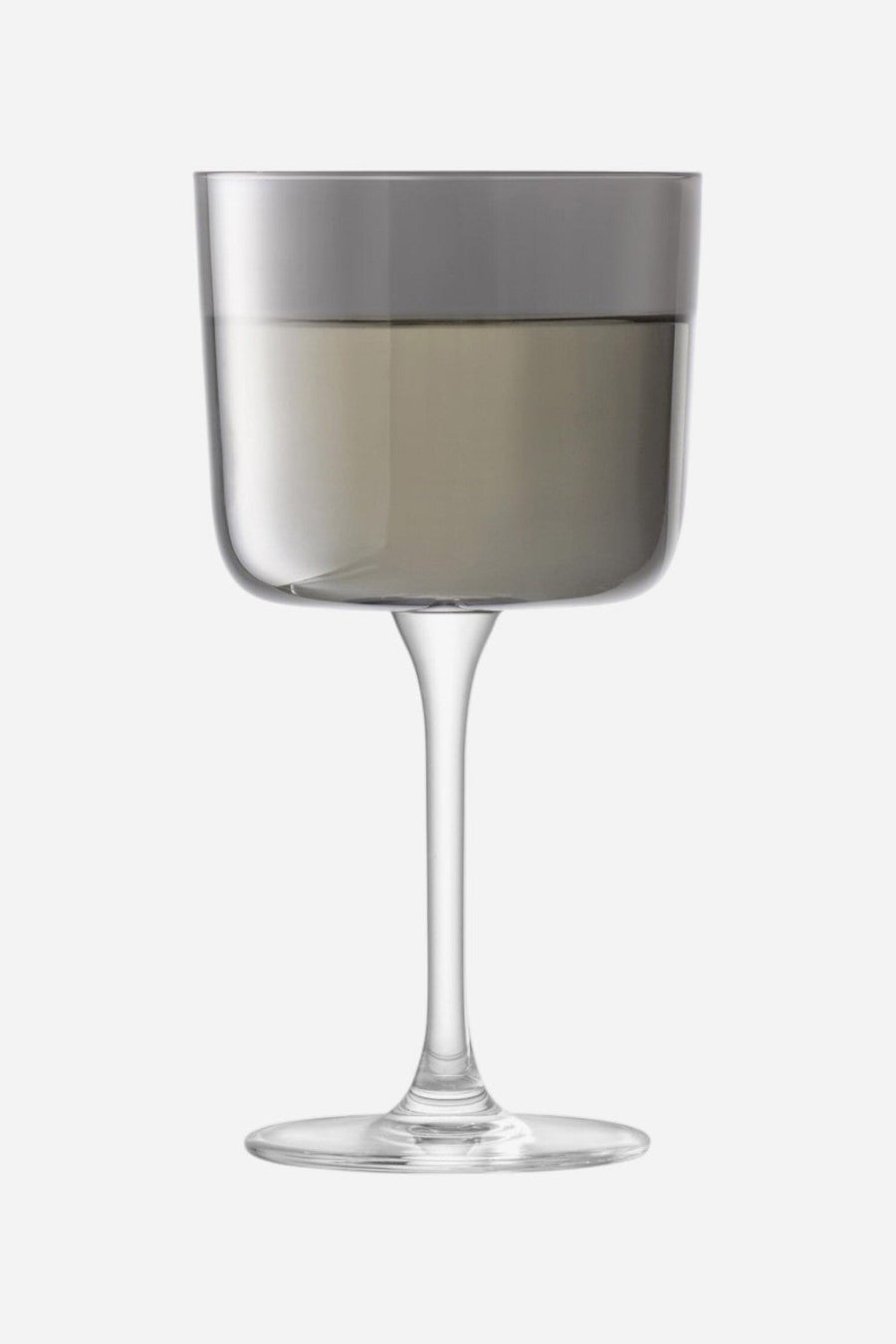 LSA International Lunar Wine Glass 8.75oz in Grey – side view