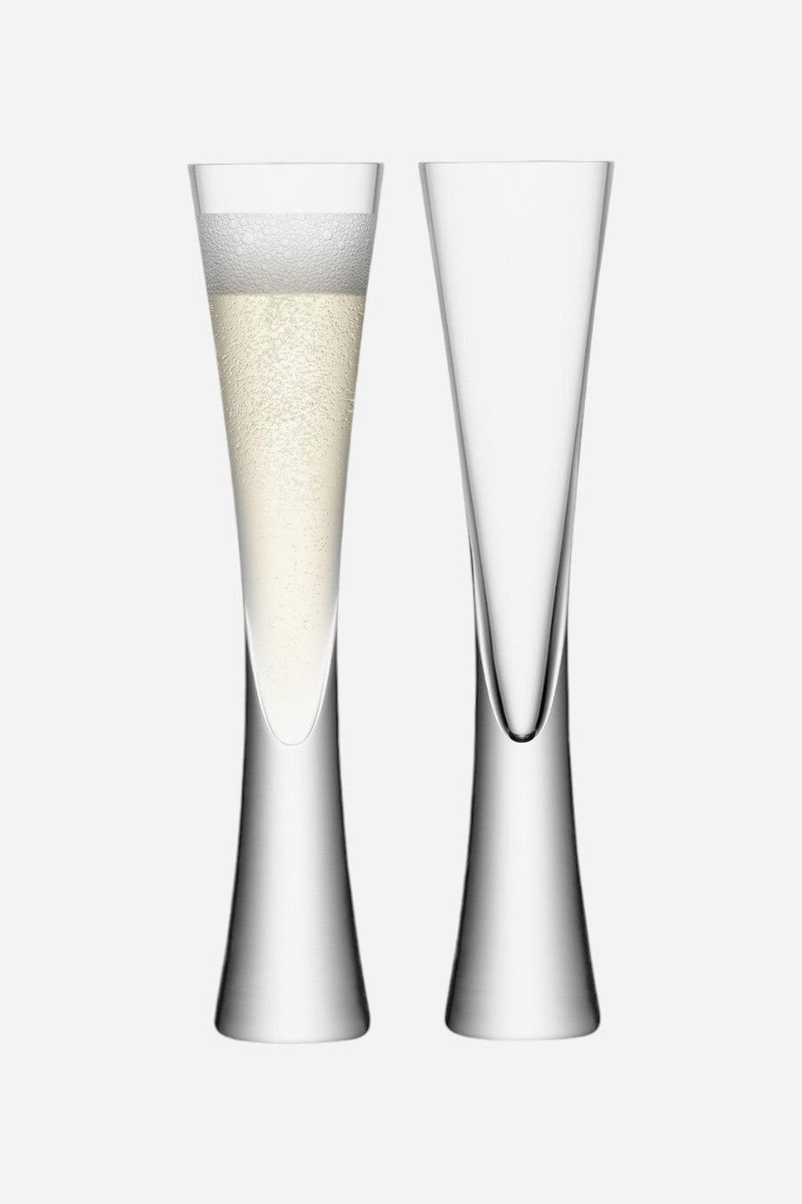 LSA International Moya Champagne Flute - Set of 2 – side view