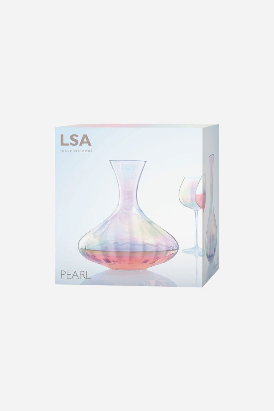 LSA International Pearl Carafe, 81 oz. – side view
