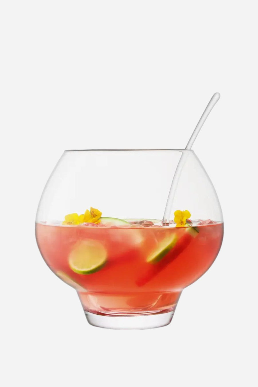 LSA International Rum Punchbowl Set Clear – back view