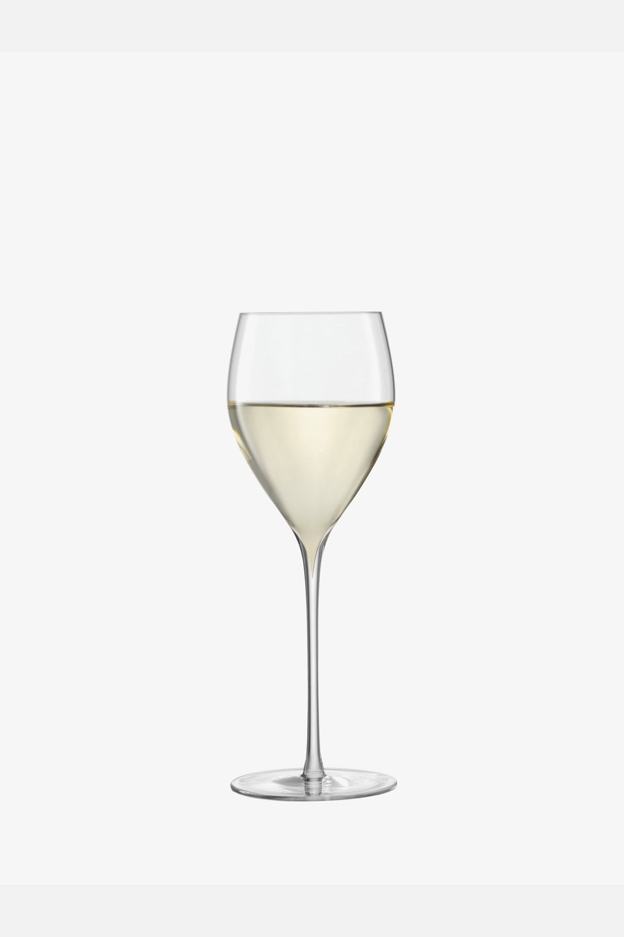 LSA International Savoy White Wine Glasses, 12oz Clear - Set of 2 – back view
