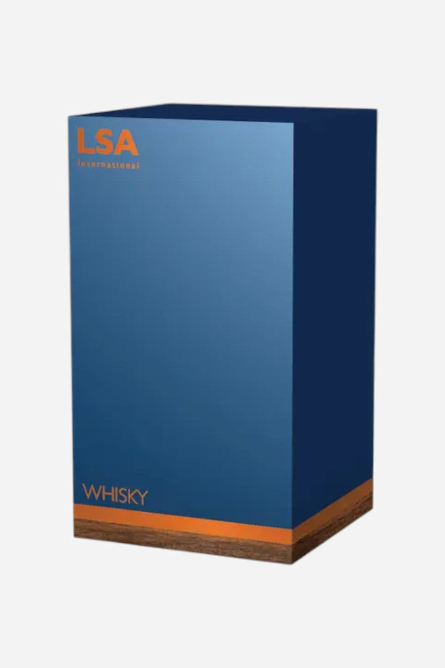 LSA International Whiskey Renfrew Decanter & Walnut Base – side view