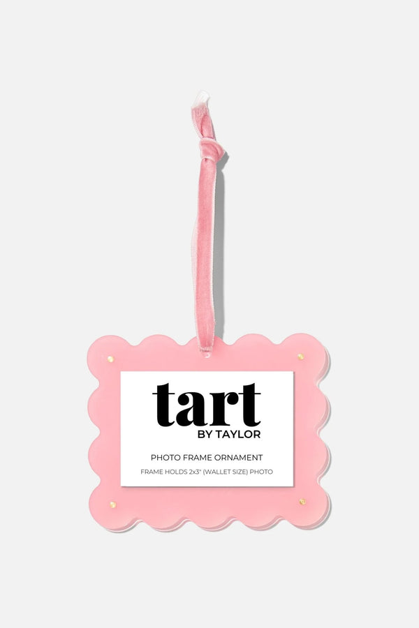 Tart by Taylor Light Pink Mini Frame Ornament