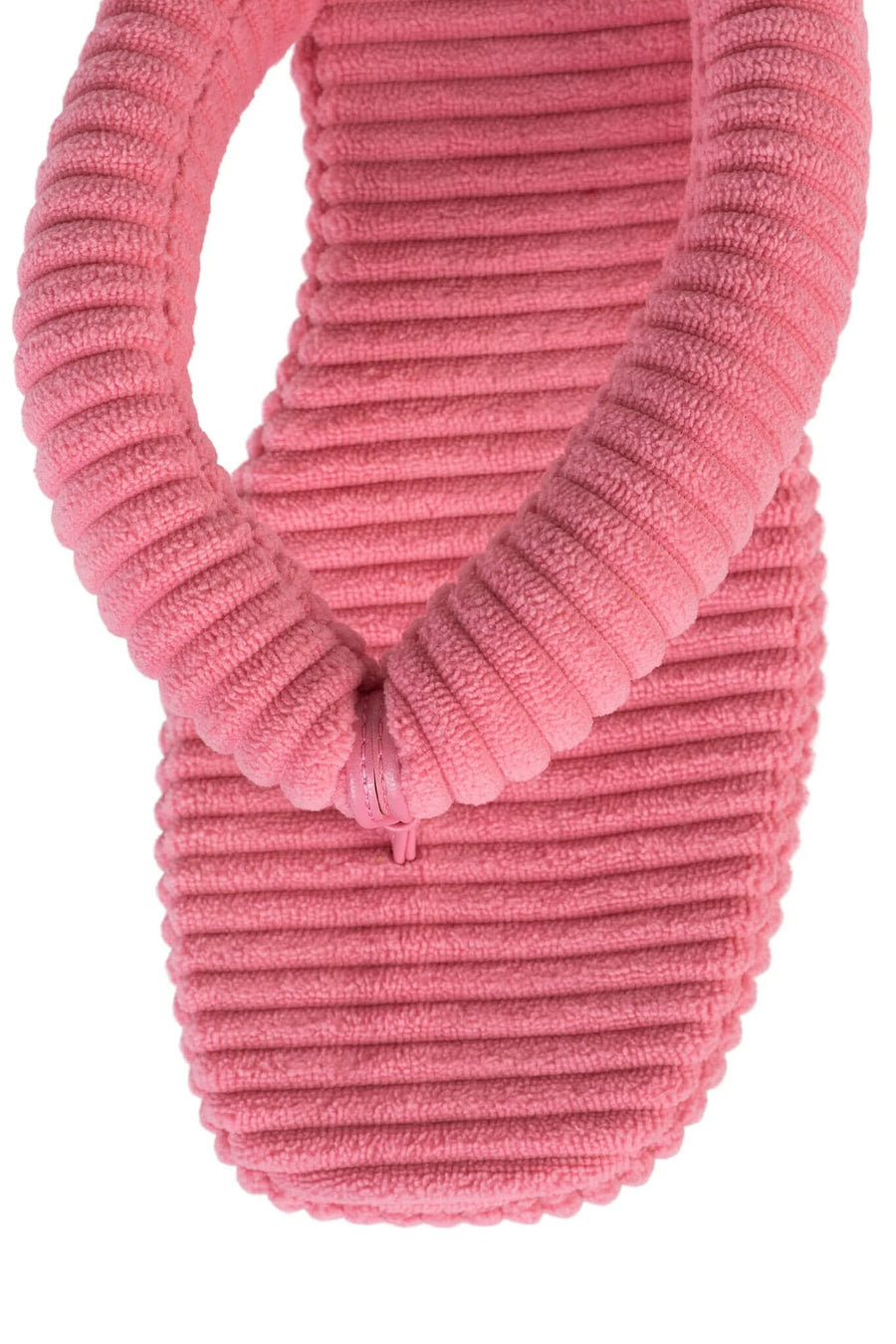 Jeffrey Campbell Luau-2 Platform Sandal in Pink Stripe Terry Cloth
