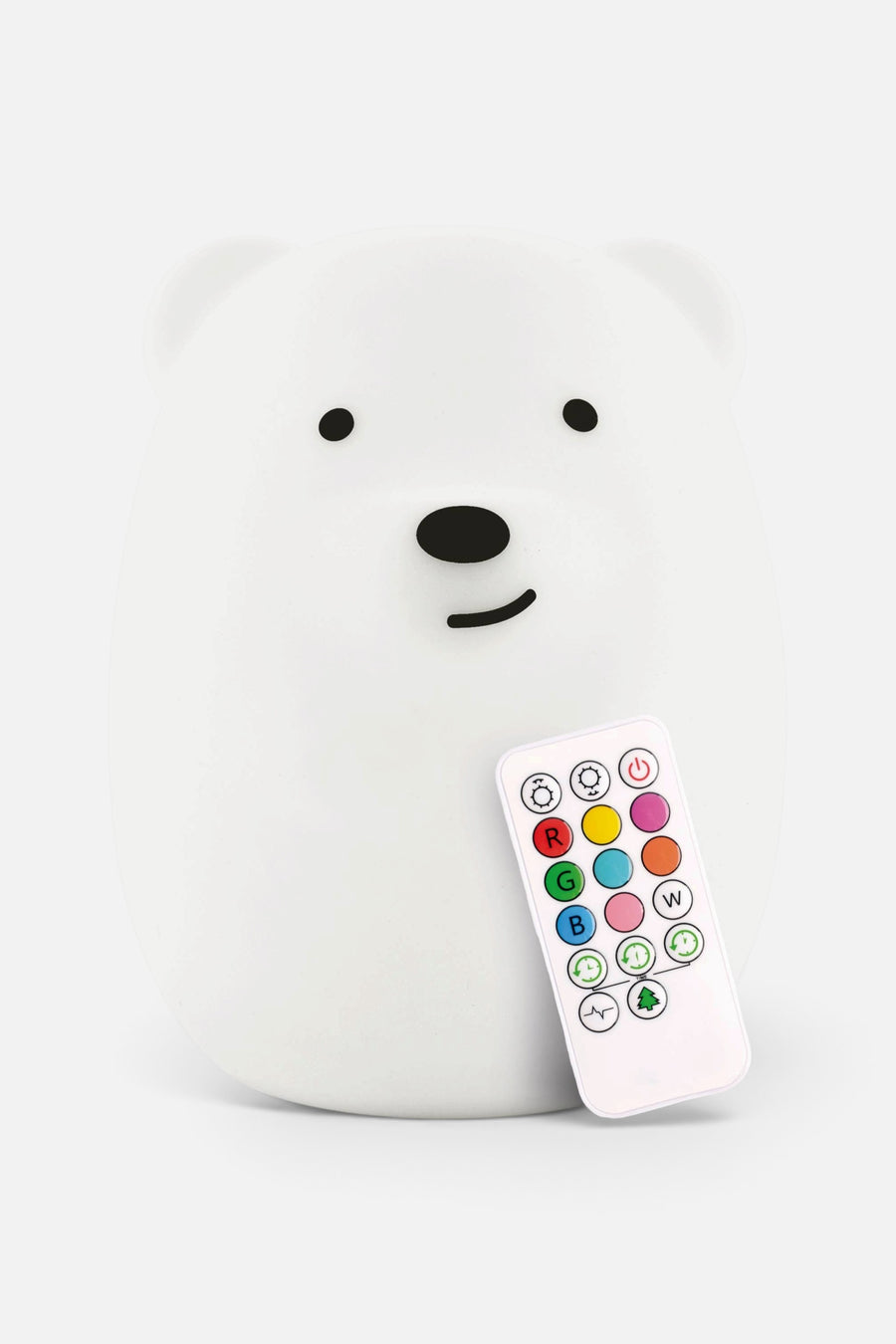 Lumieworld Lumipets LED Bear Night Light with Remote – front view