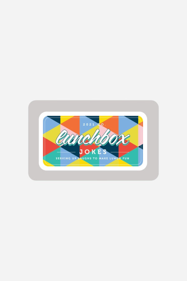 Lunchbox Jokes Set of 24 Notecards in Metal Tin