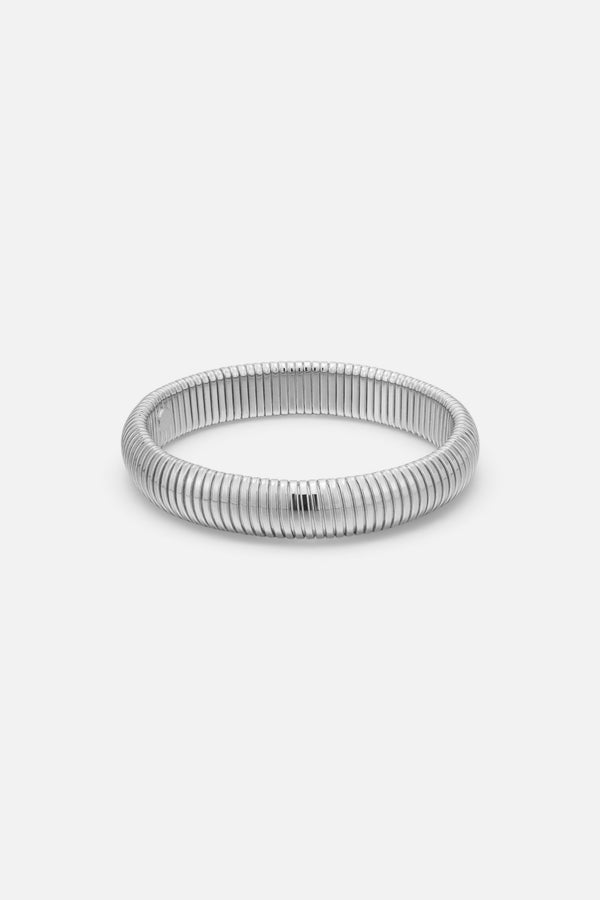 Luv AJ Flex Snake Chain Bracelet in Silver