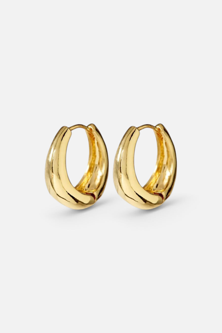 Luv AJ Marbella Hoops in Gold – front view