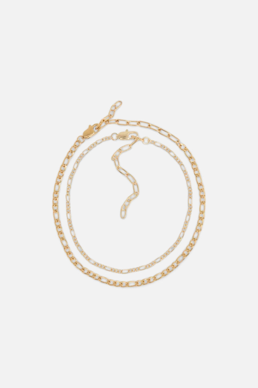 Luv AJ Suganami Anklet Set In Gold – front view