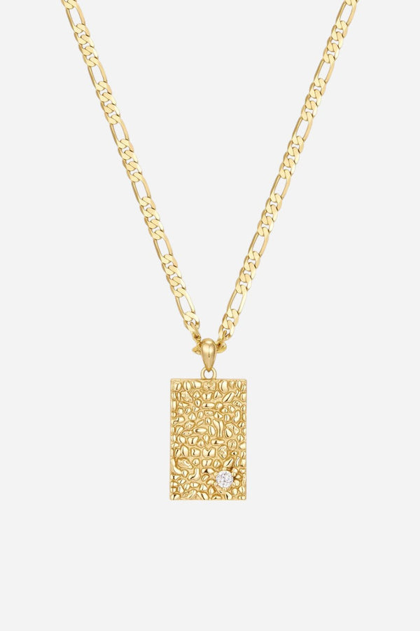 Luv Aj Tunie Tag Necklace Gold