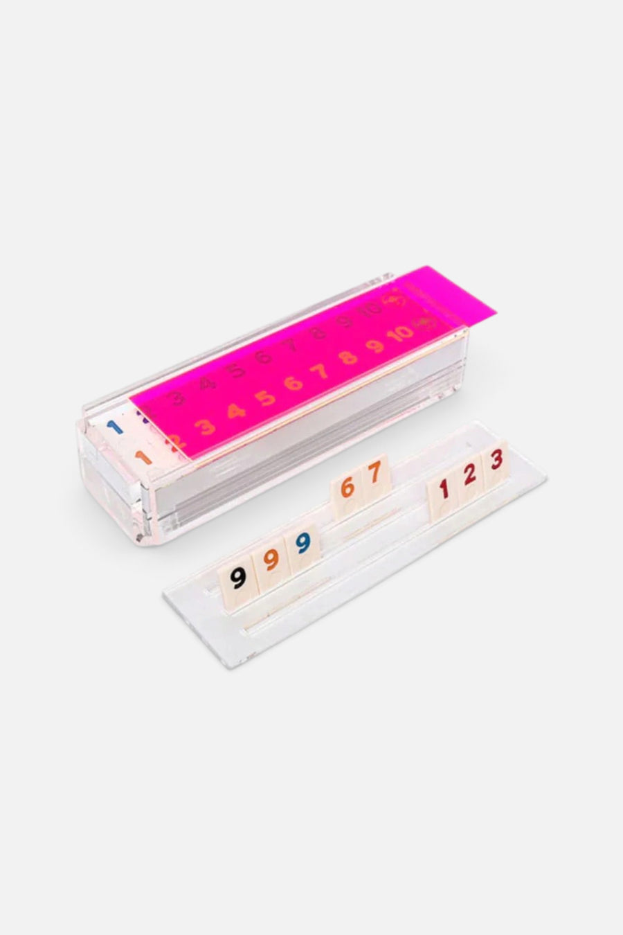 Luxe Dominoes El Rumi In Neon Pink – front view