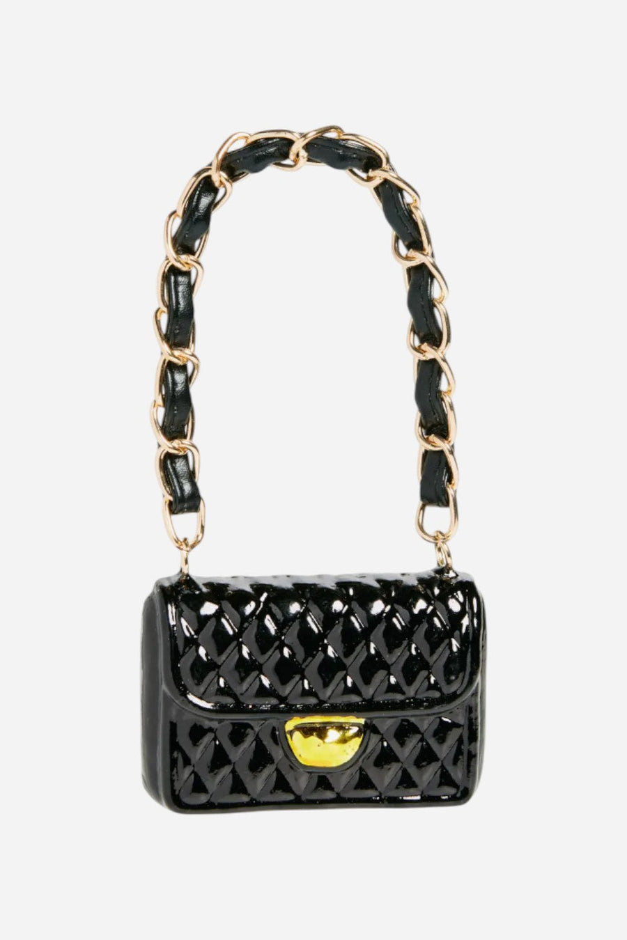 Luxury Handbag Glass Ornament – front view