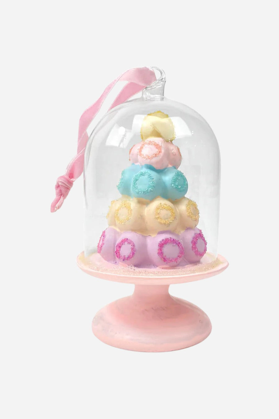 Macaroon Tower Ornament – front view
