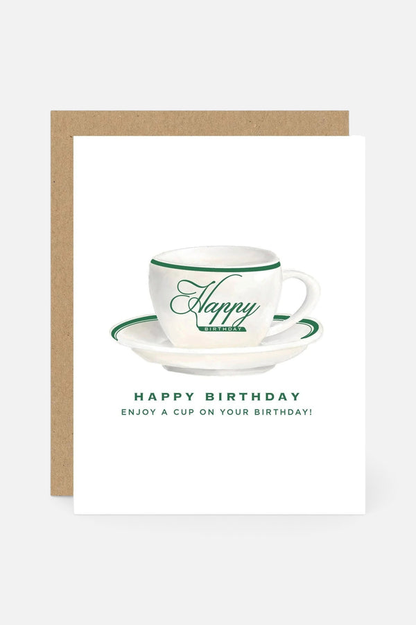 Maddon RL Coffee-Inspired Happy Birthday Card