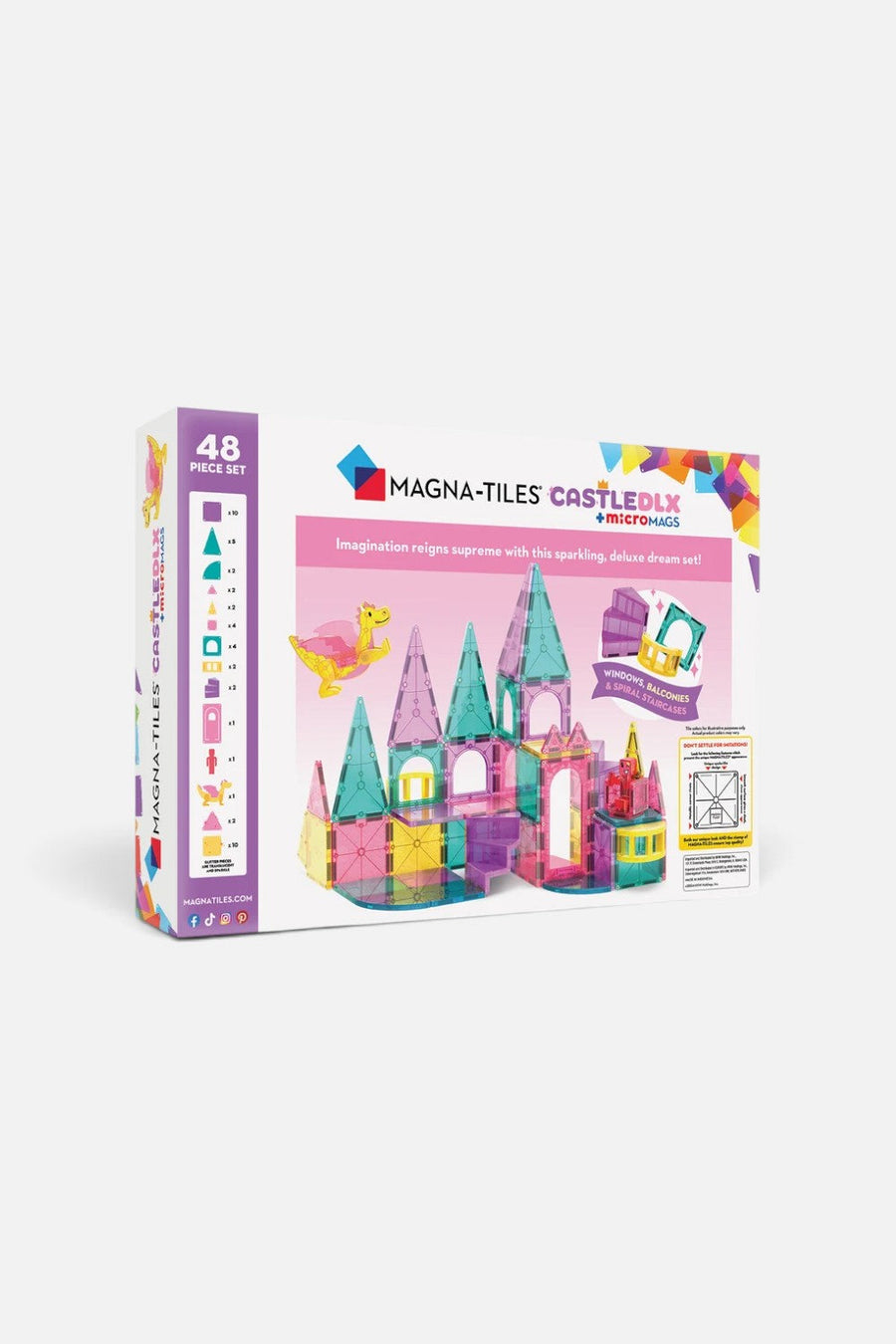 Magna-Tiles Castle DLX 48 Piece Set – alternate